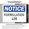Signmission Formulation Lab, 10 in W x Rectangle, Vinyl Decal OS-2PACK-NS-D-710-L-12898 - alternate 6